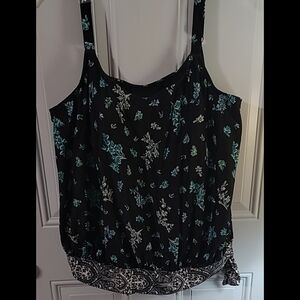 Floral Women's Swim Top